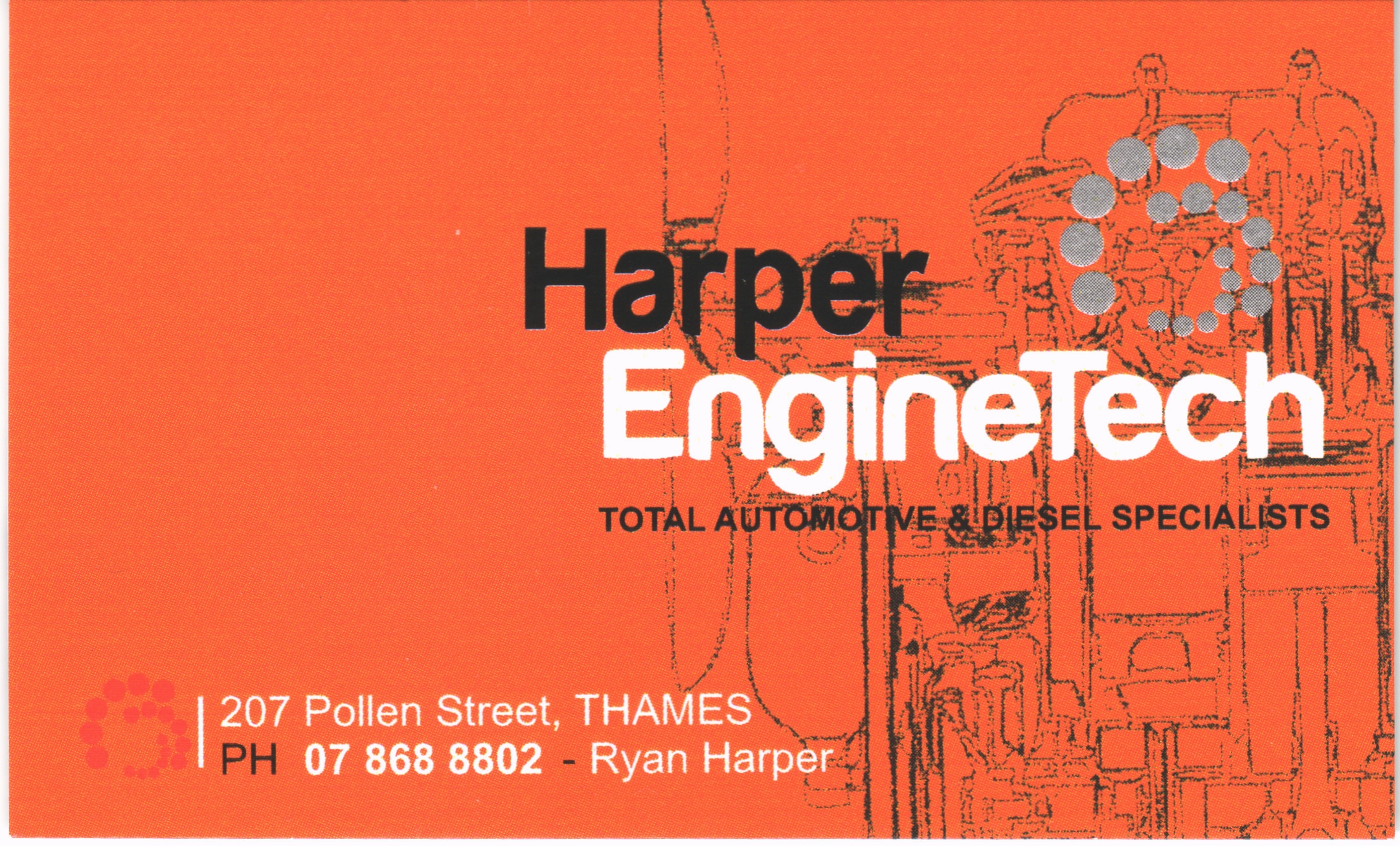 Harper Enginetech Card Front